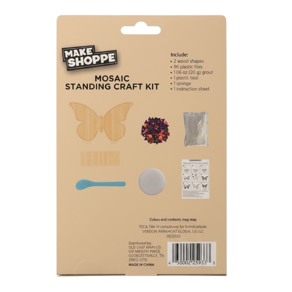 Make Shoppe Mosaic Standing Craft Kit - Colorful Butterfly - Picture 2 of 2